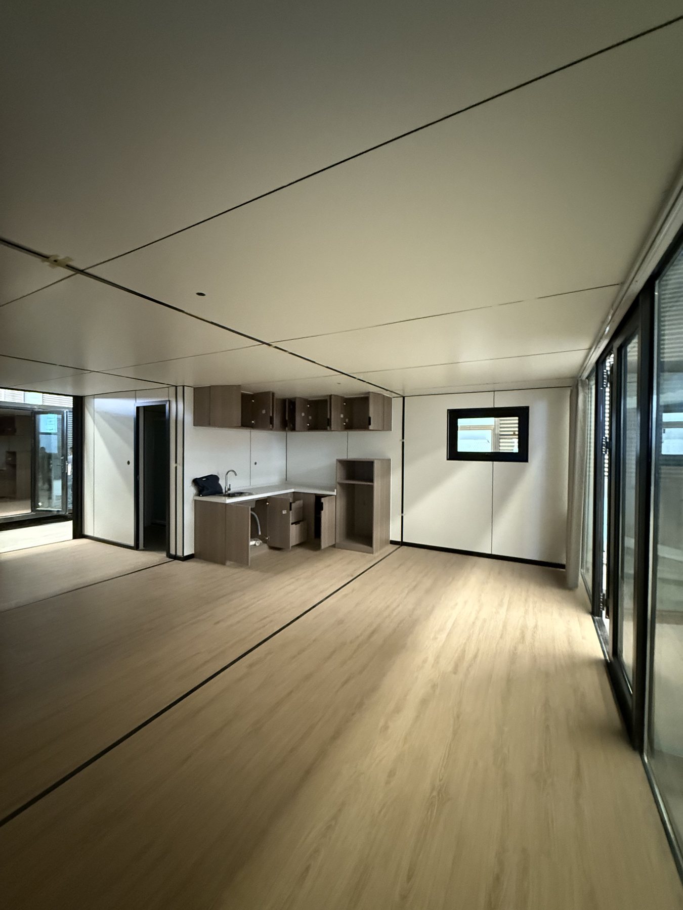 Custom Multi-module Cabin — Interior reference